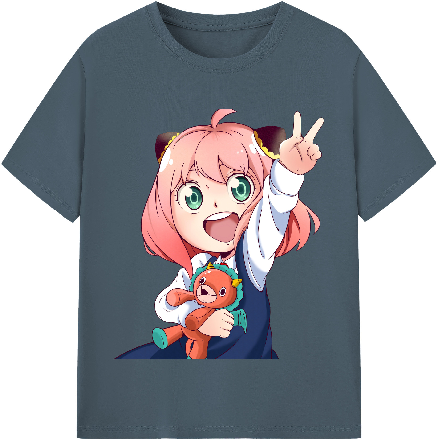 （画像用） SPY×FAMILY间谍家家酒 綿100％半袖Tシャツ（フロントプリント）